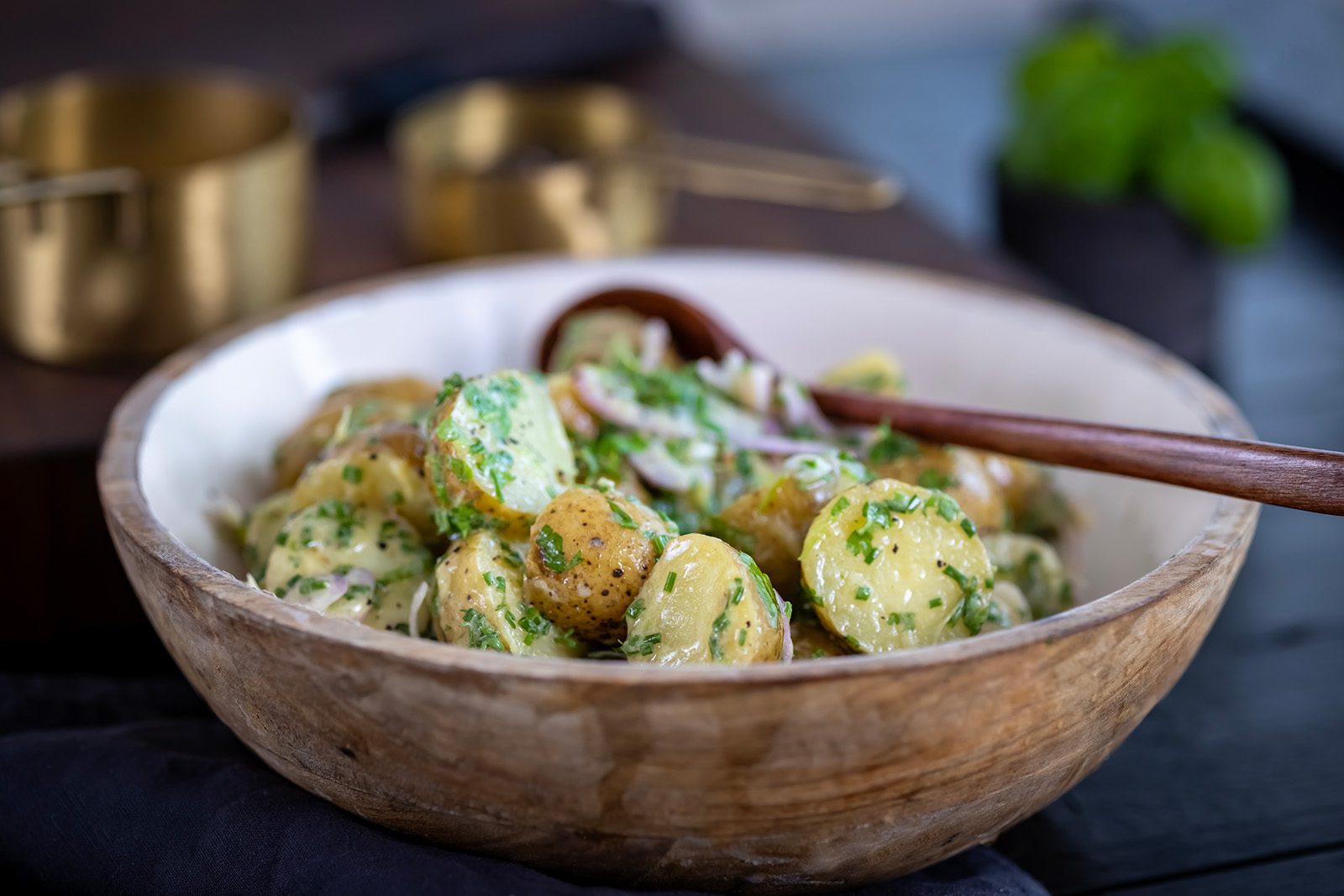 Klassisk Potatissallad Med Senapsdressing Bong Touch Of Taste SE