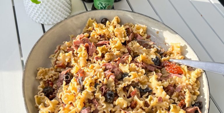 Mackans Krämiga kalkonbaconpasta