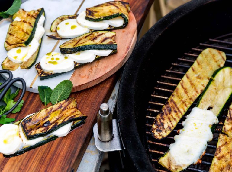 Grillad Zucchini med Mozzarella