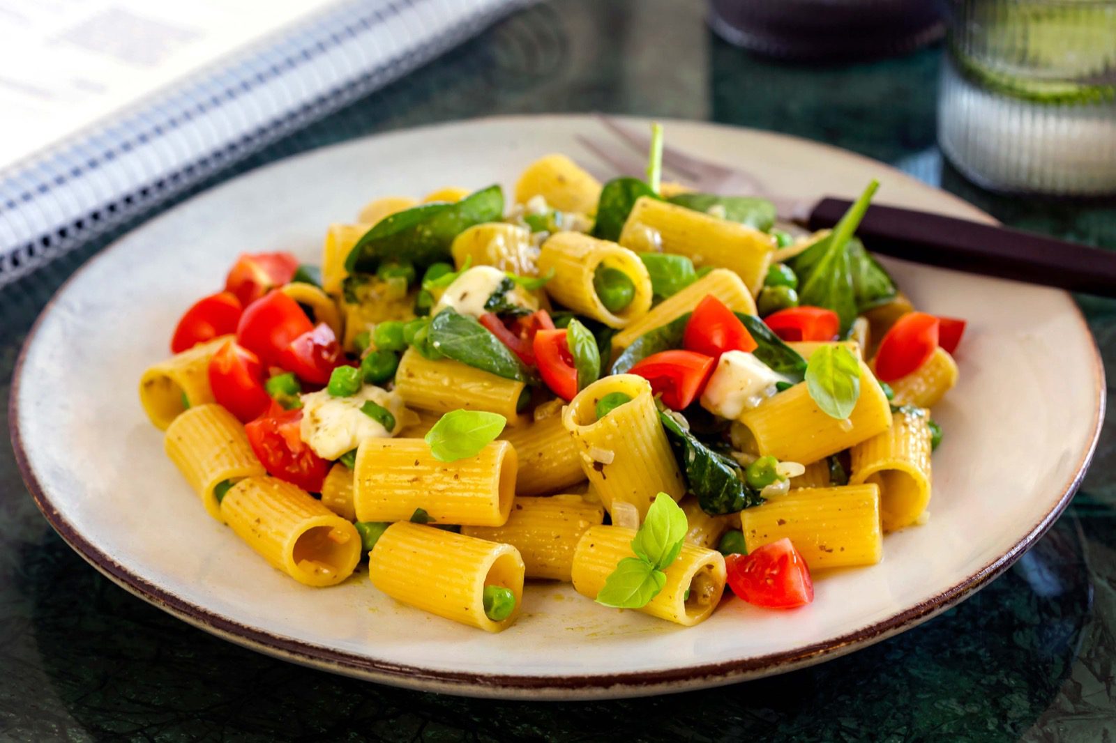 Grön pasta med ärtor och spenat › Bong Touch of Taste SE