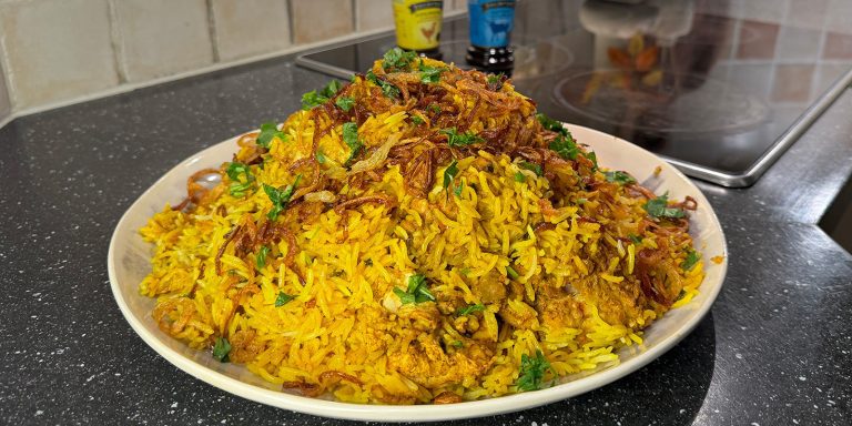 Biryani - Kycklingrätt med saffransris från Mellanöstern