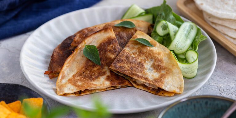 Rest-quesadillas med tacofärs