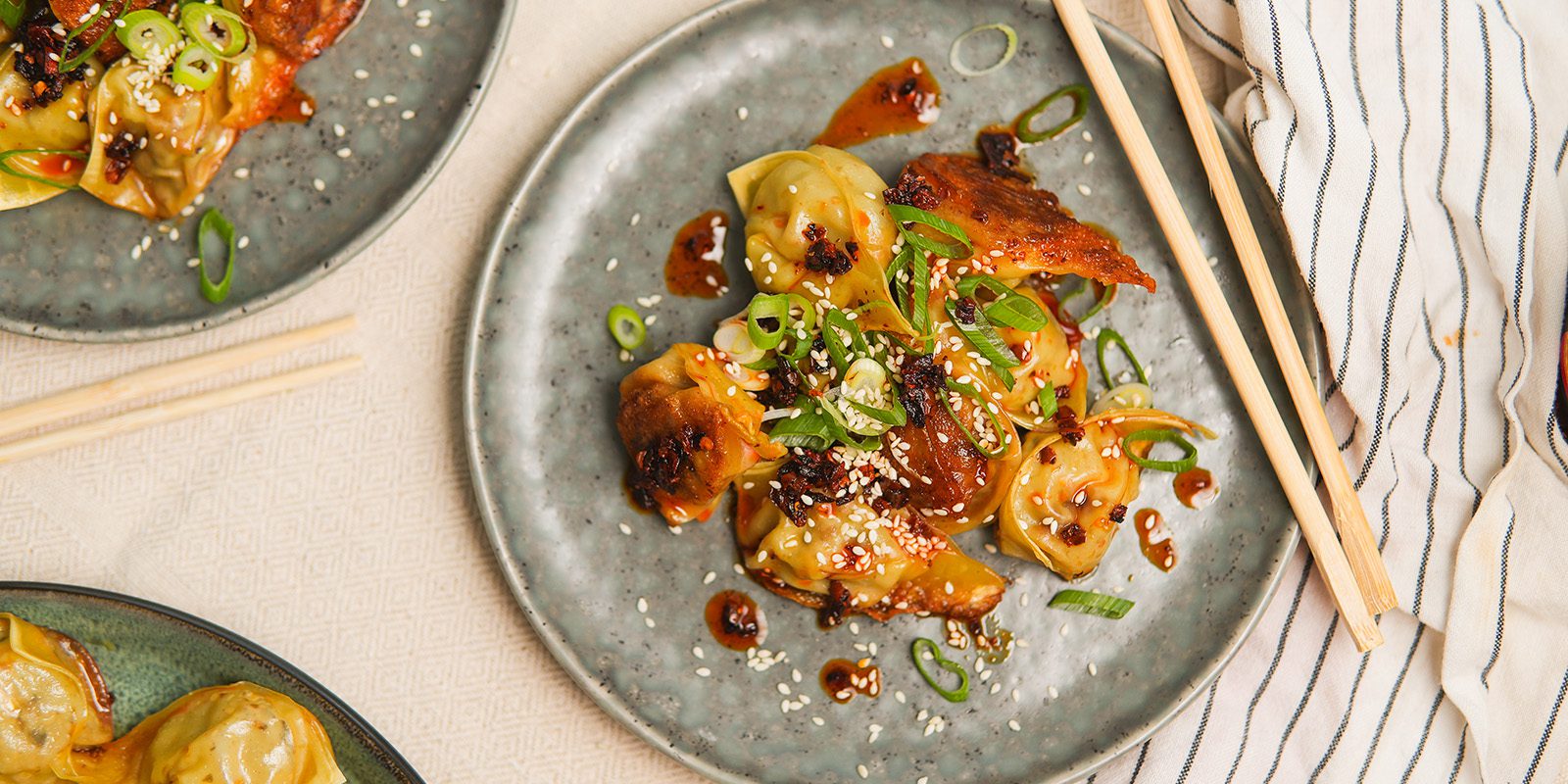 Godaste dumplingsen med kål, fläskfärs och svamp