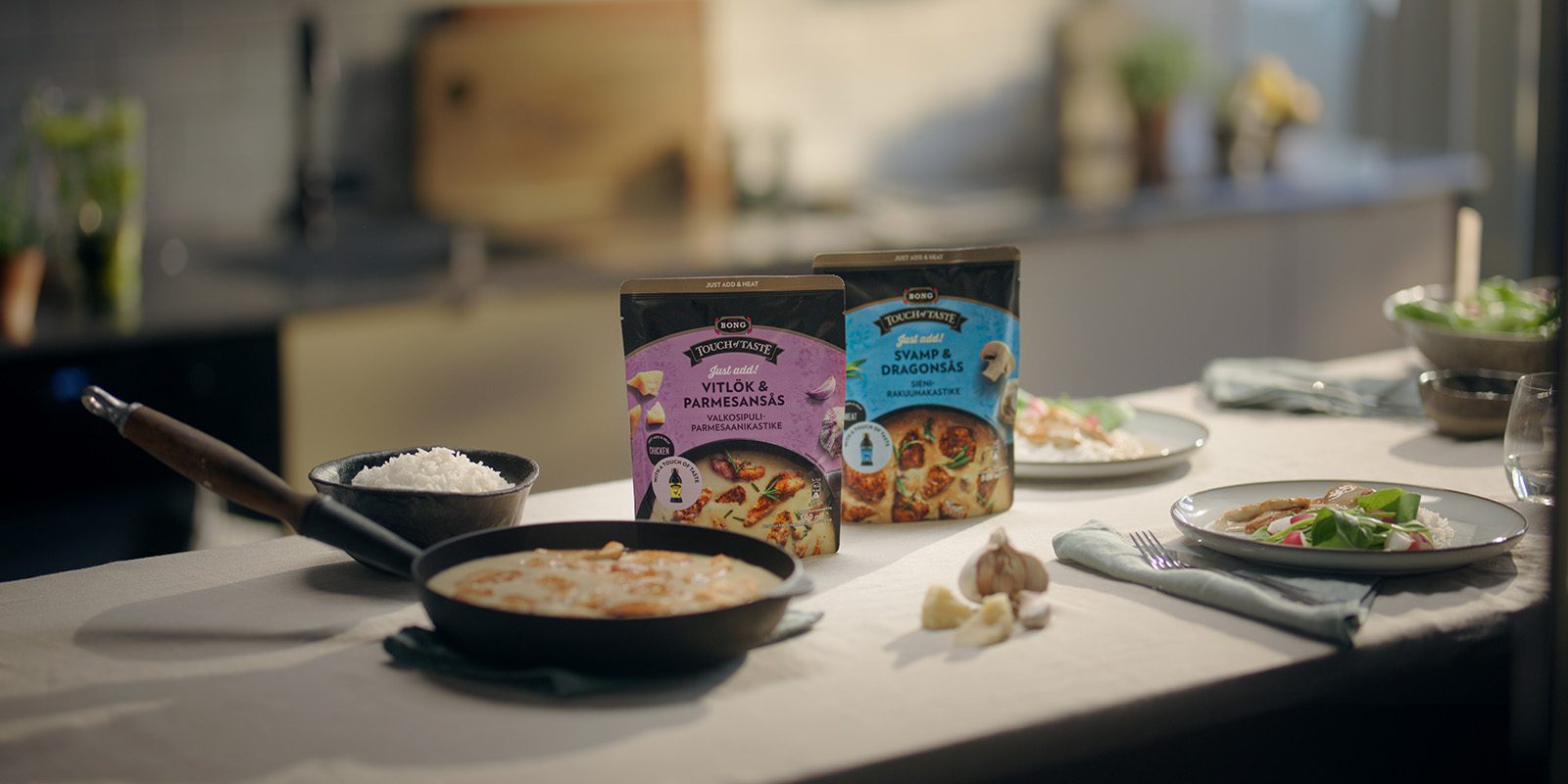 Bong Touch of Taste Just add Vitlök och Parmesansås