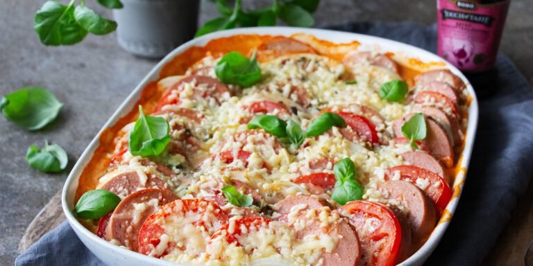 Enkel falukorvsgratäng