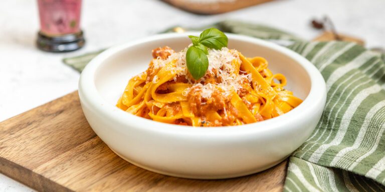 Salsicciapasta med tryffel