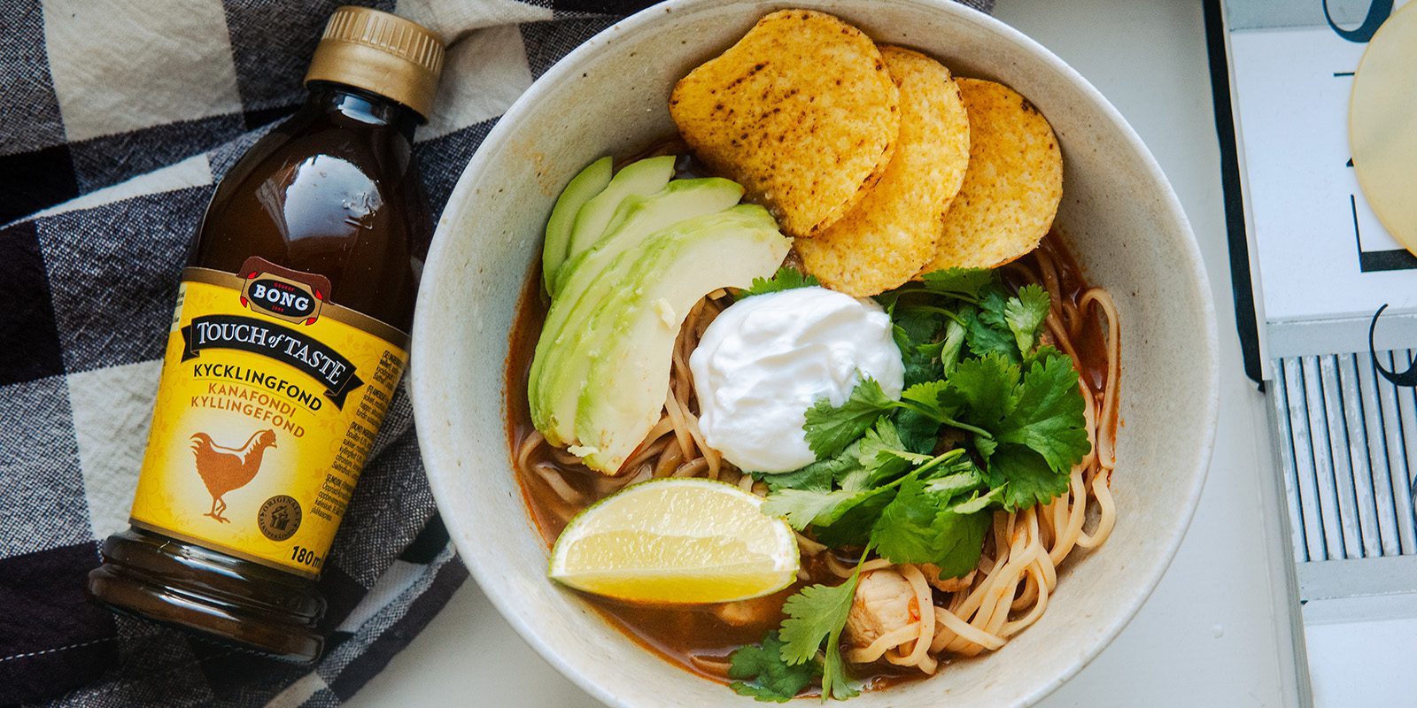 Mexikansk ramen med kyckling