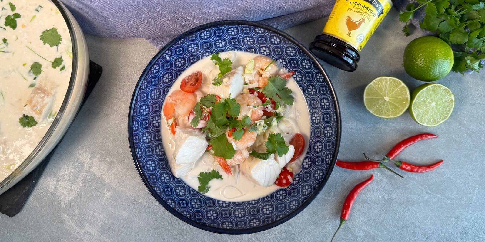 Tom Kha - Thailändsk fiskgryta